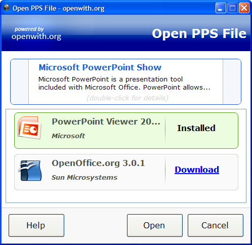Open With Desktop Tool screenshot